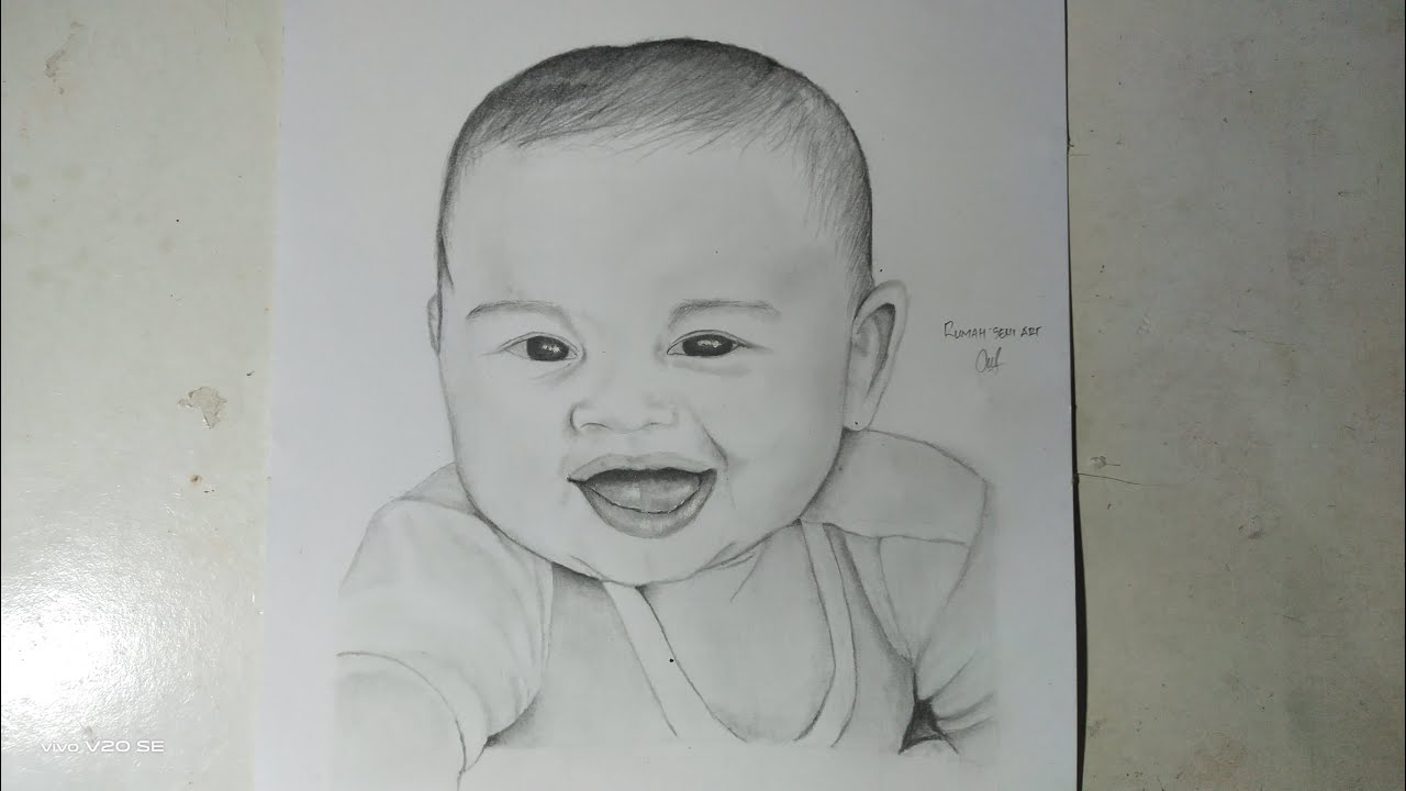 Detail Gambar Sketsa Wajah Anak Kecil Nomer 9