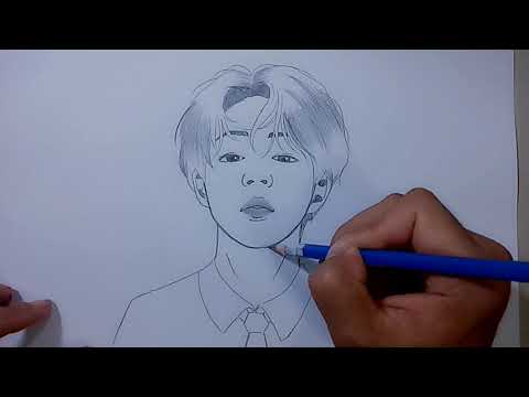 Detail Gambar Sketsa Wajah Jimin Bts Nomer 53