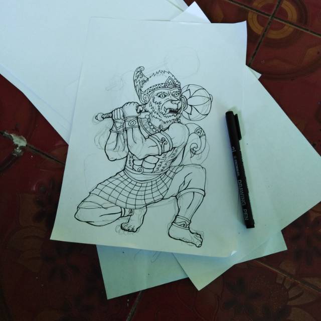 Detail Gambar Sketsa Wayang Cepot Nomer 42