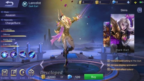 Detail Gambar Skin Lancelot Skin Star Nomer 22