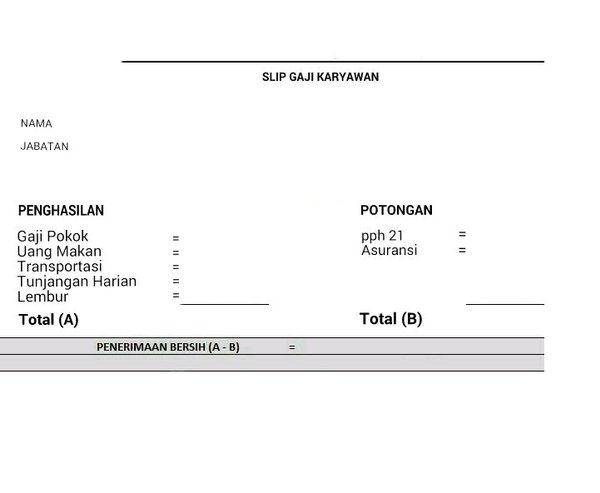 Detail Gambar Slip Gaji Nomer 24