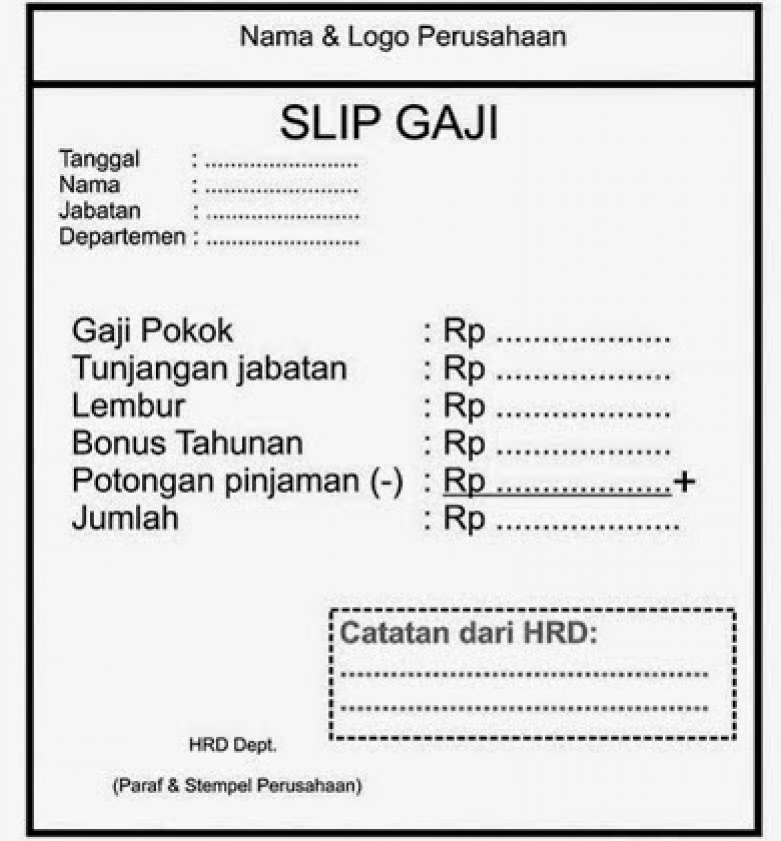 Detail Gambar Slip Gaji Nomer 5