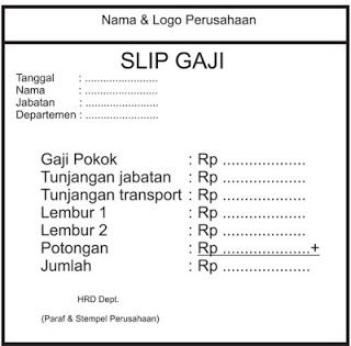 Detail Gambar Slip Gaji Nomer 39