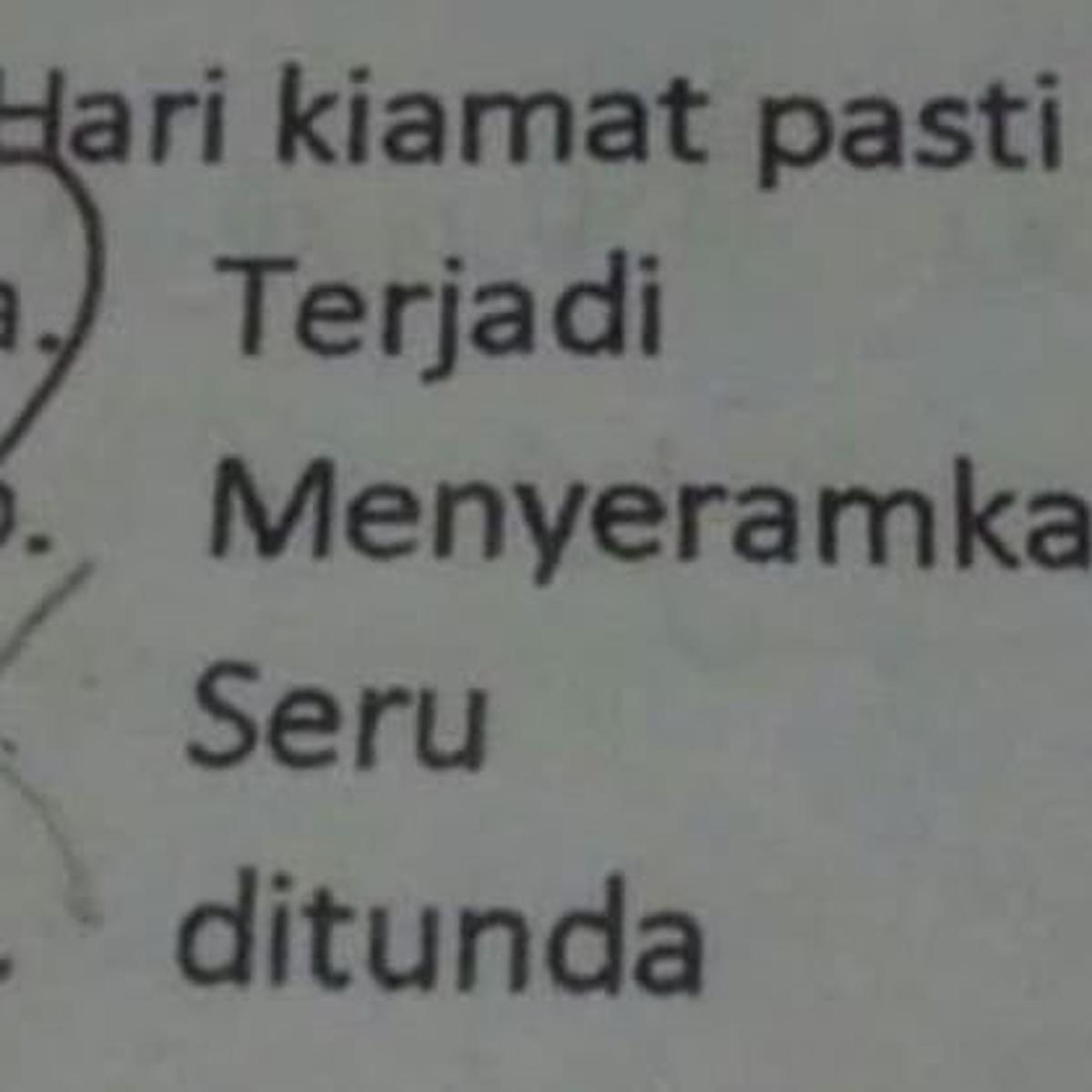 Detail Gambar Soal Lucu Nomer 13