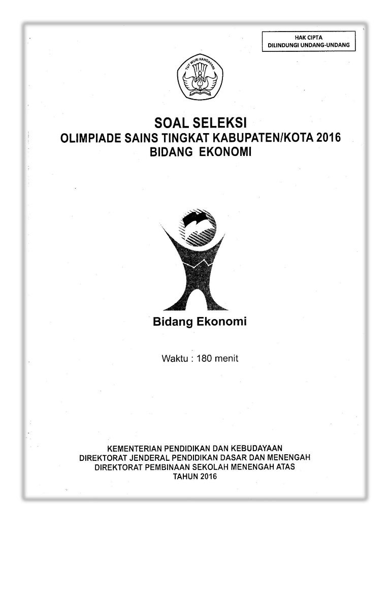 Detail Gambar Soal Olimpiade Ekonomi Nomer 45