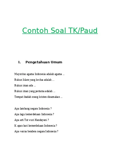 Detail Gambar Soal Tk Nomer 32