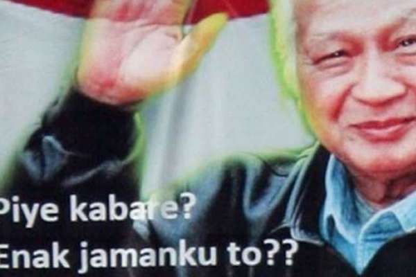 Gambar Soeharto Piye Kabare - KibrisPDR