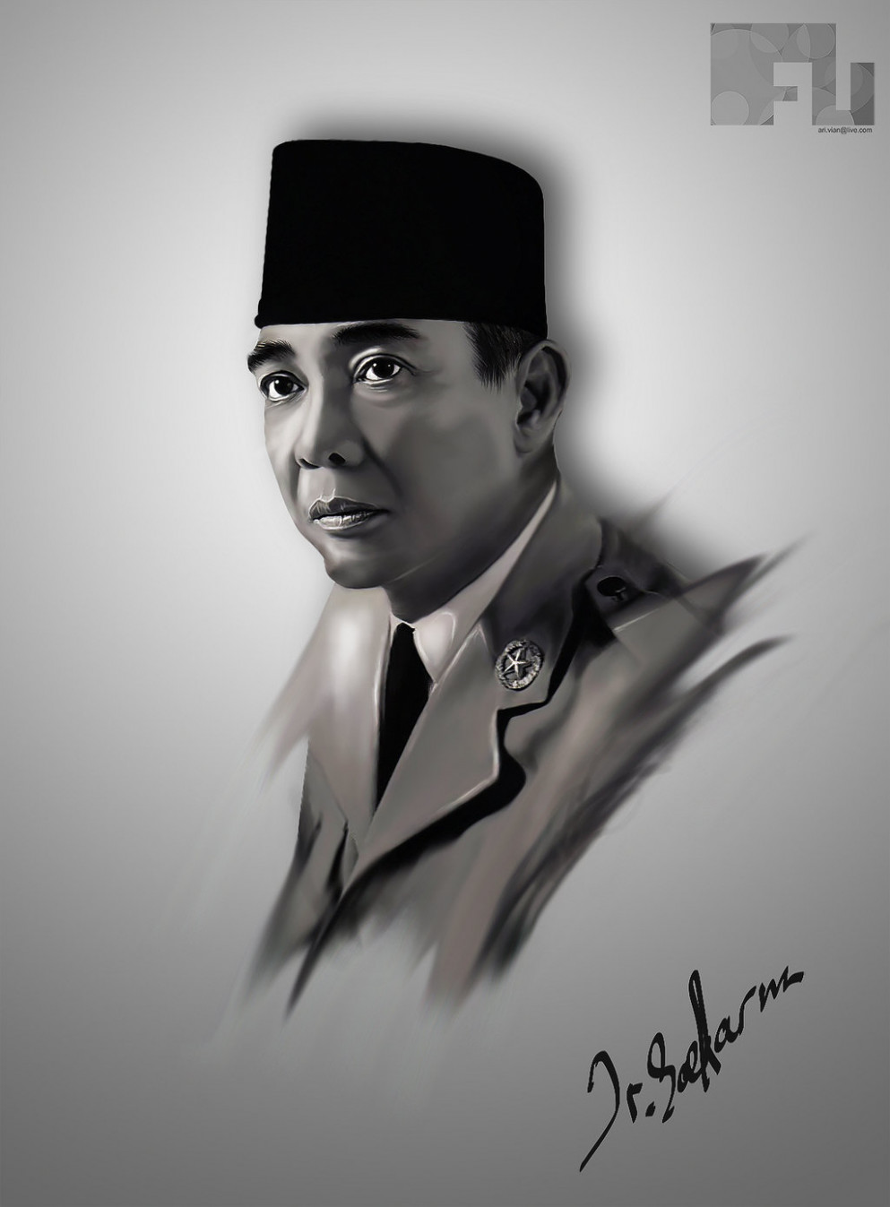 Detail Gambar Soekarno Hitam Putih Nomer 32