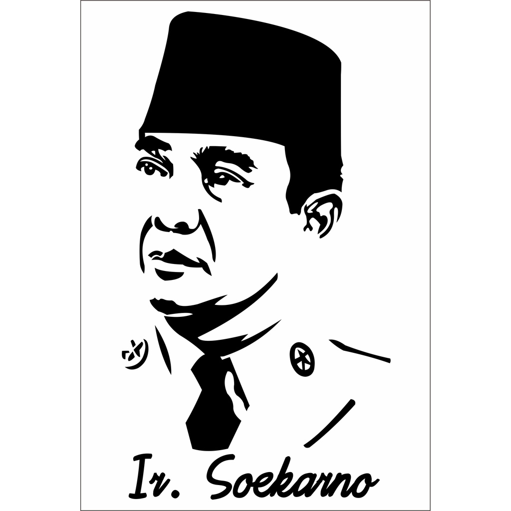 Detail Gambar Soekarno Hitam Putih Nomer 7