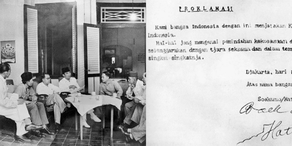 Detail Gambar Soekarno Membaca Teks Proklamasi Nomer 53