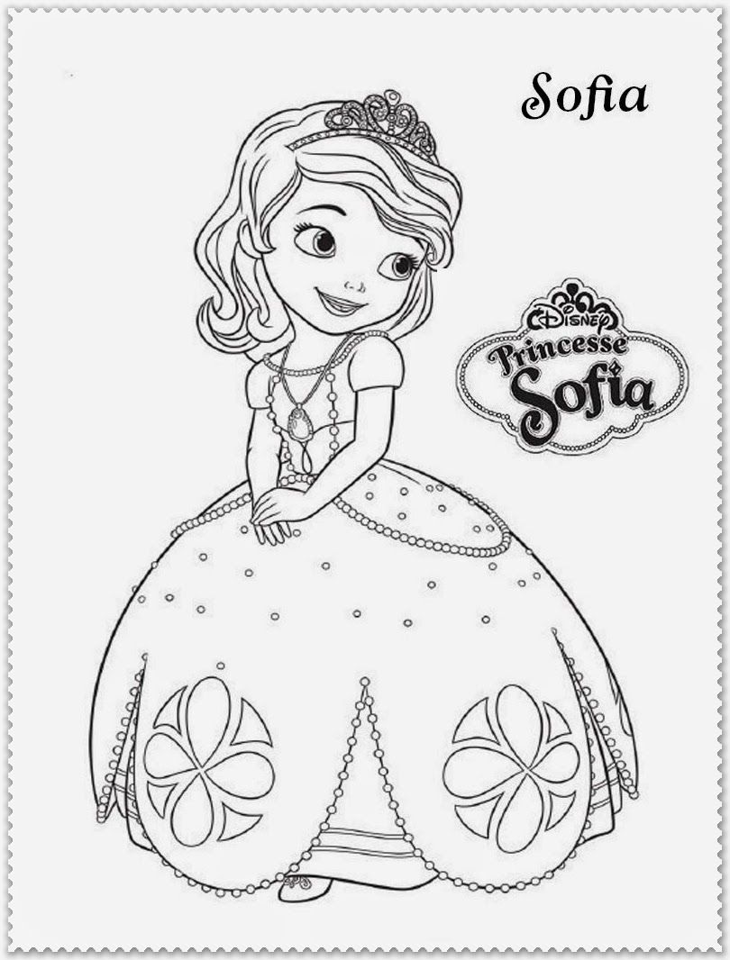 Detail Gambar Sofia The First Untuk Mewarnai Nomer 4