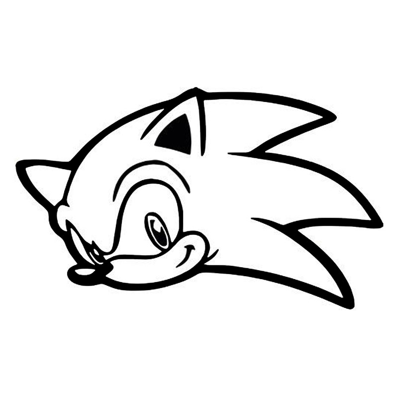 Detail Gambar Sonic Hitam Putih Nomer 27