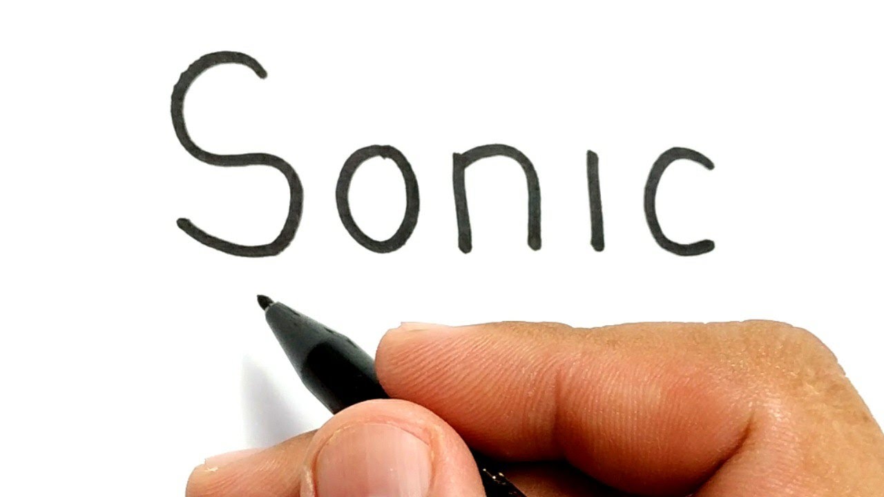 Detail Gambar Sonic Hitam Putih Nomer 40