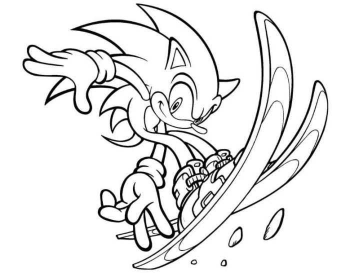 Detail Gambar Sonic Hitam Putih Nomer 6