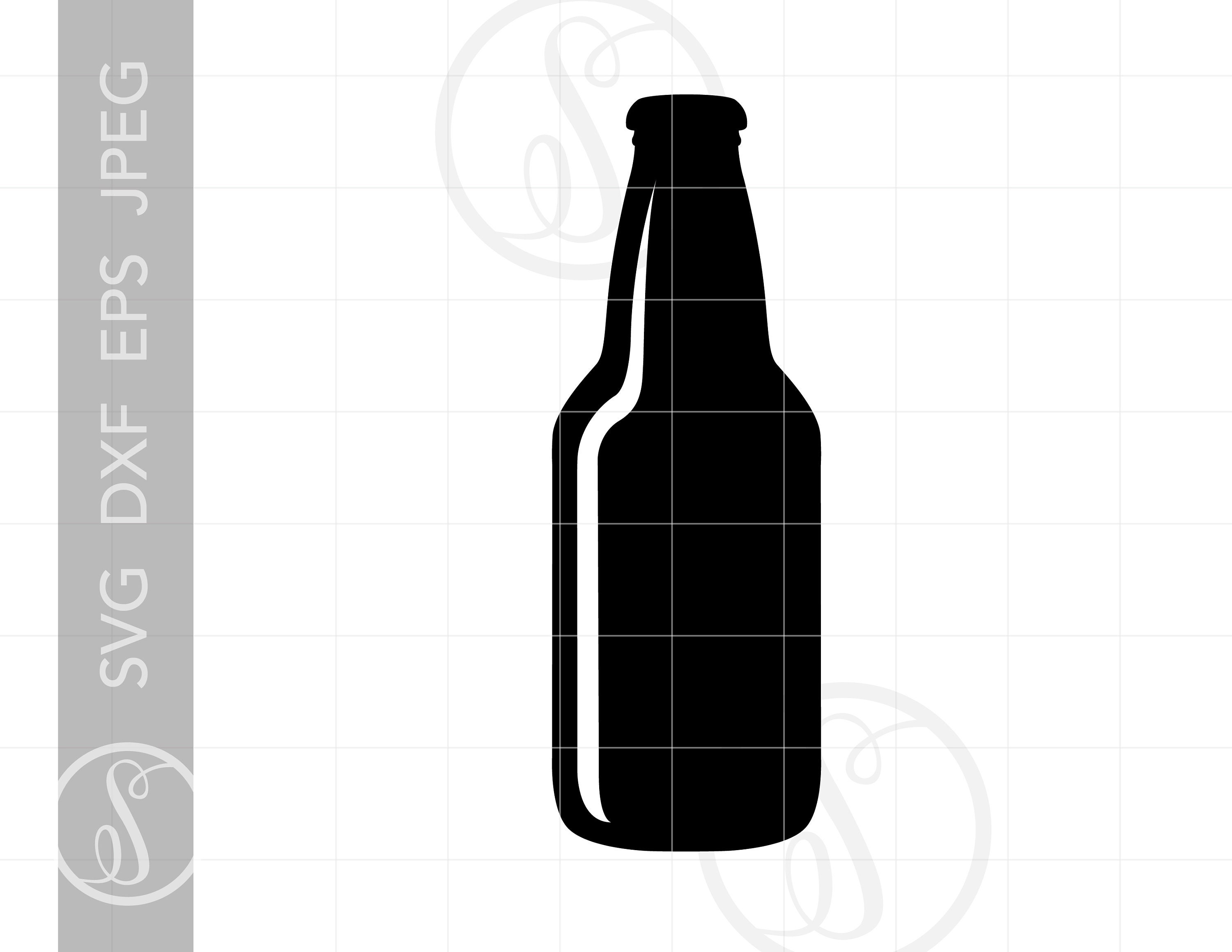 Detail Bierflasche Silhouette Nomer 2