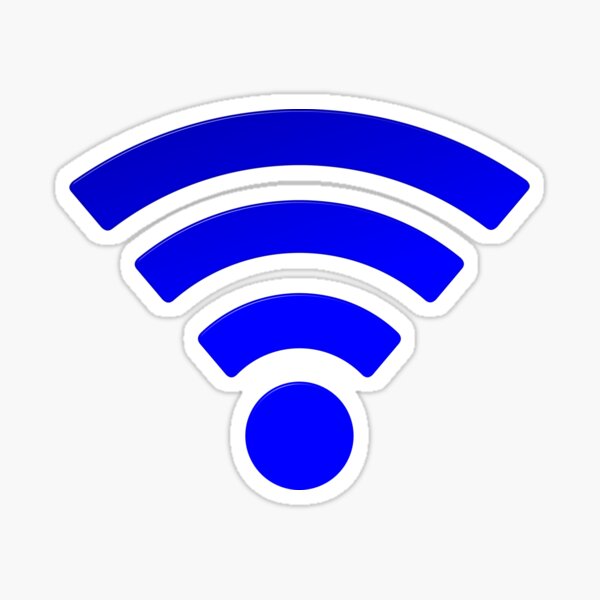 Detail Blue Wifi Symbol Nomer 5