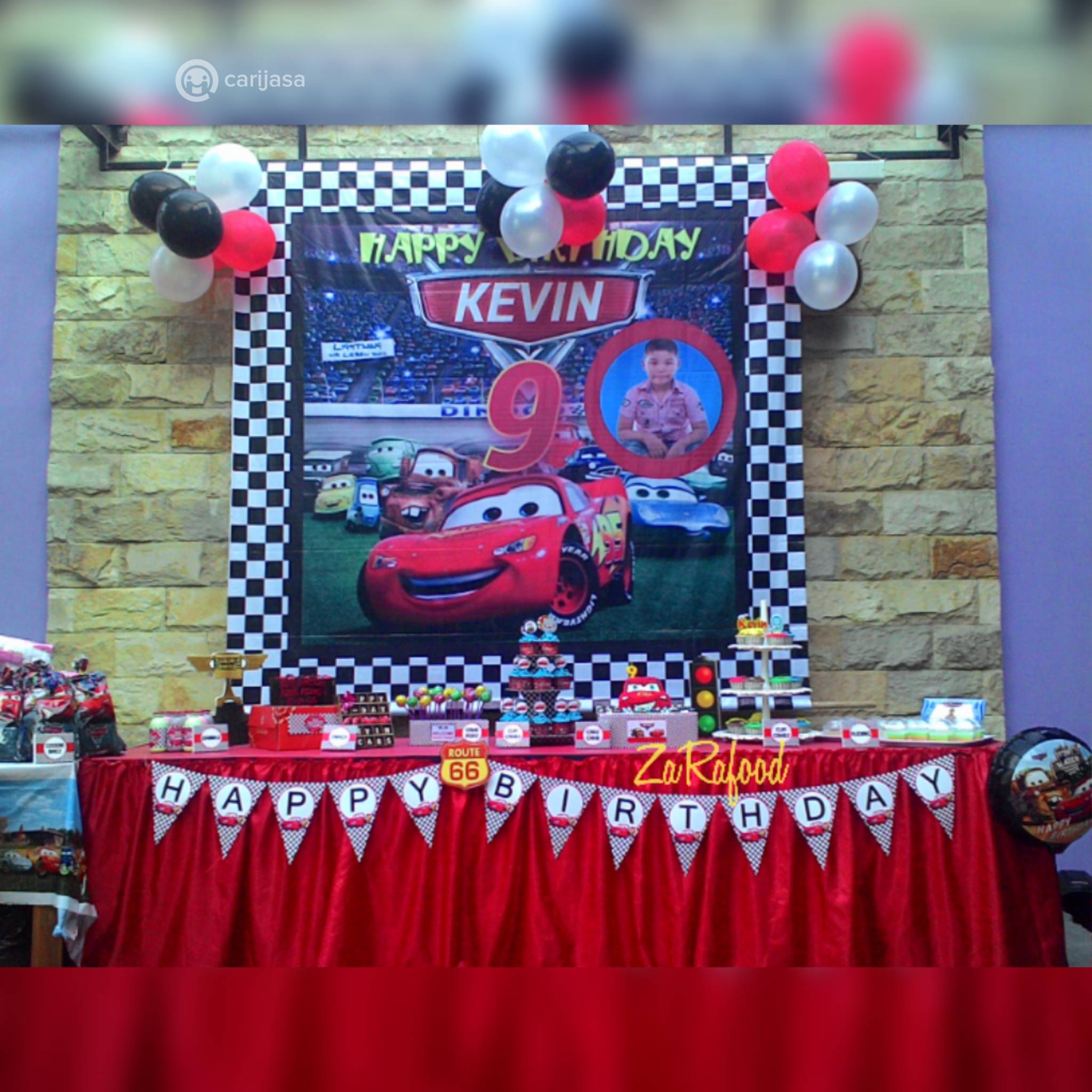 Detail Dekorasi Ulang Tahun Anak Tema Cars Nomer 29