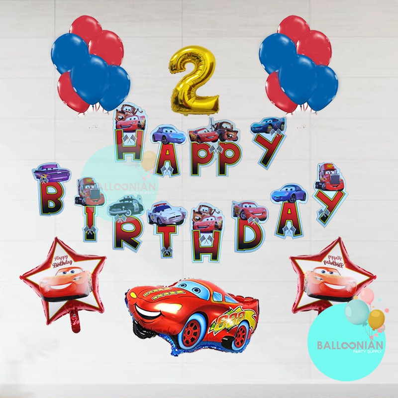 Detail Dekorasi Ulang Tahun Anak Tema Cars Nomer 42