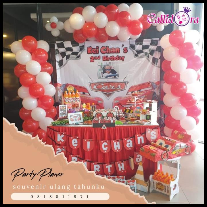 Detail Dekorasi Ulang Tahun Anak Tema Cars Nomer 44