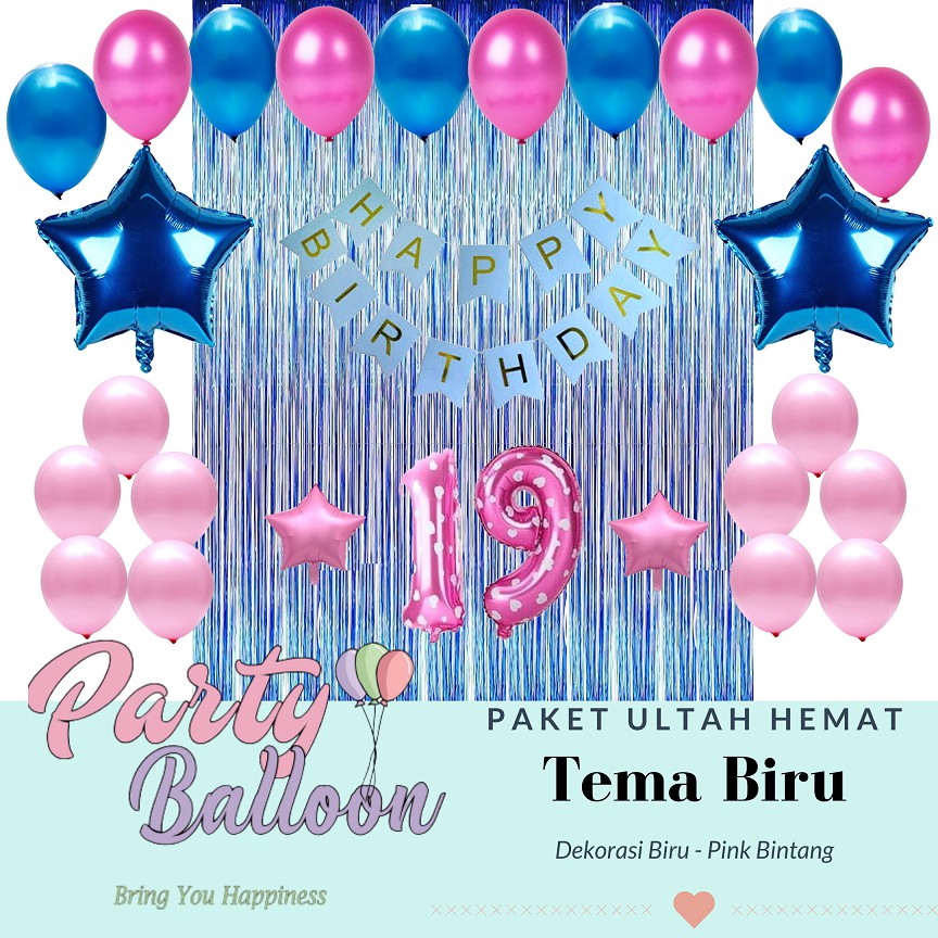 Detail Dekorasi Ulang Tahun Pink Putih Nomer 10