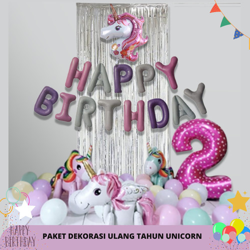 Detail Dekorasi Ulang Tahun Unicorn Nomer 53