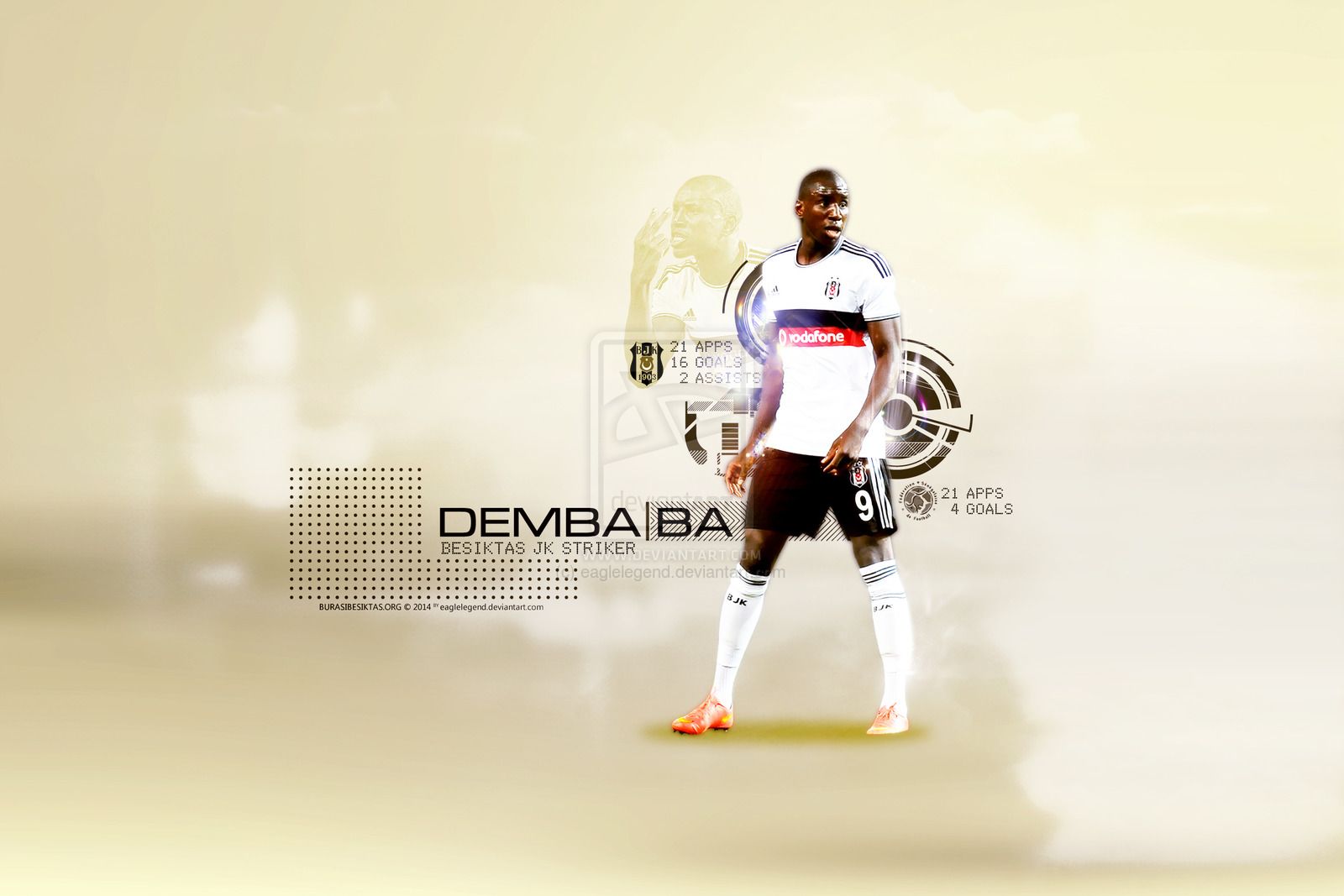 Demba Ba Wallpaper - KibrisPDR