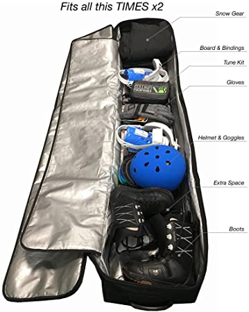 Detail Demon Snowboard Bag Nomer 5