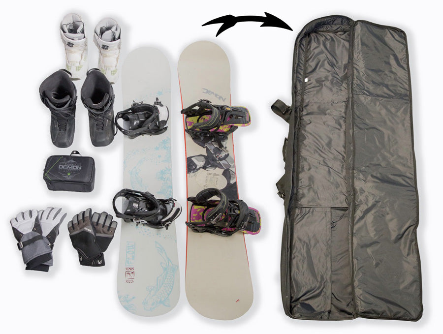 Detail Demon Snowboard Bag Nomer 7