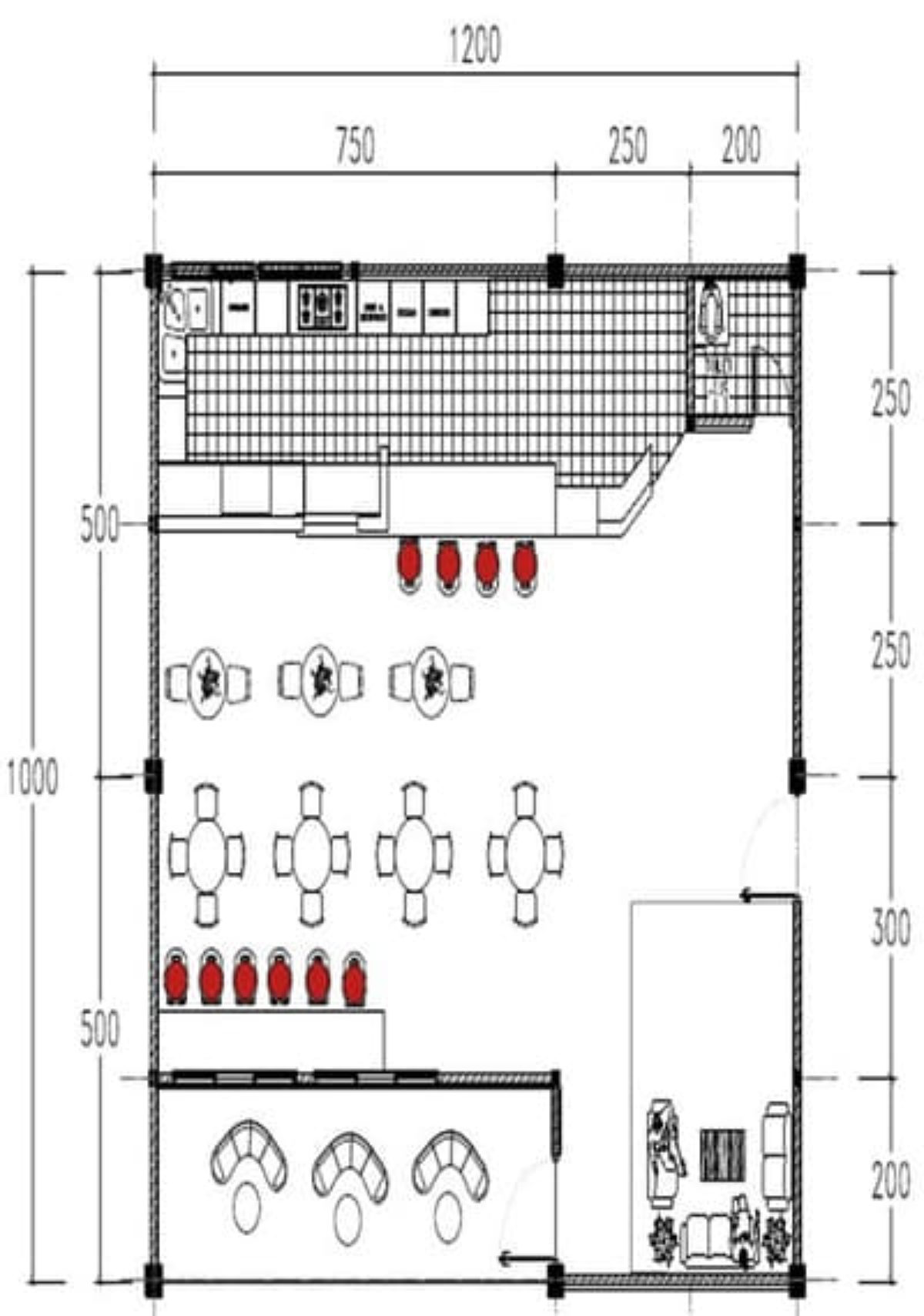 Detail Denah Dapur Restoran Nomer 23