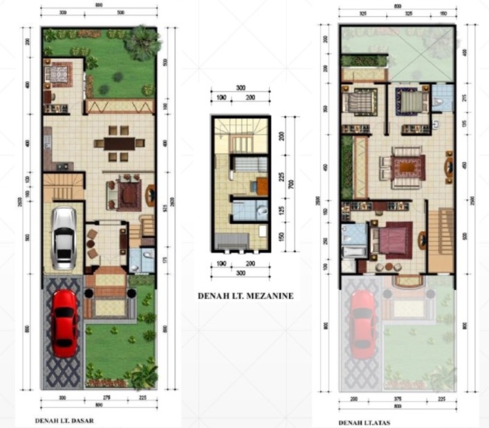 Detail Denah Gambar Rumah Sederhana Nomer 43