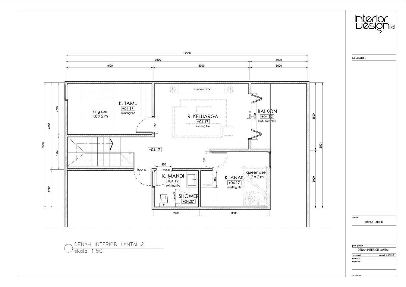 Detail Denah Interior Rumah Nomer 22