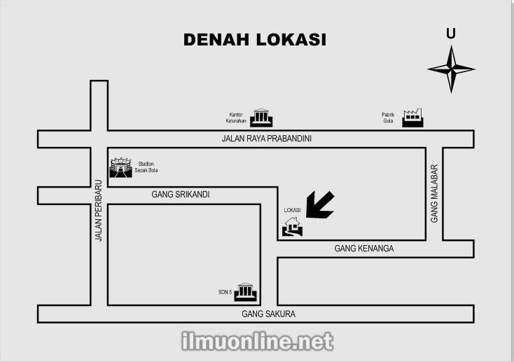 Detail Denah Jalan Rumah Nomer 11