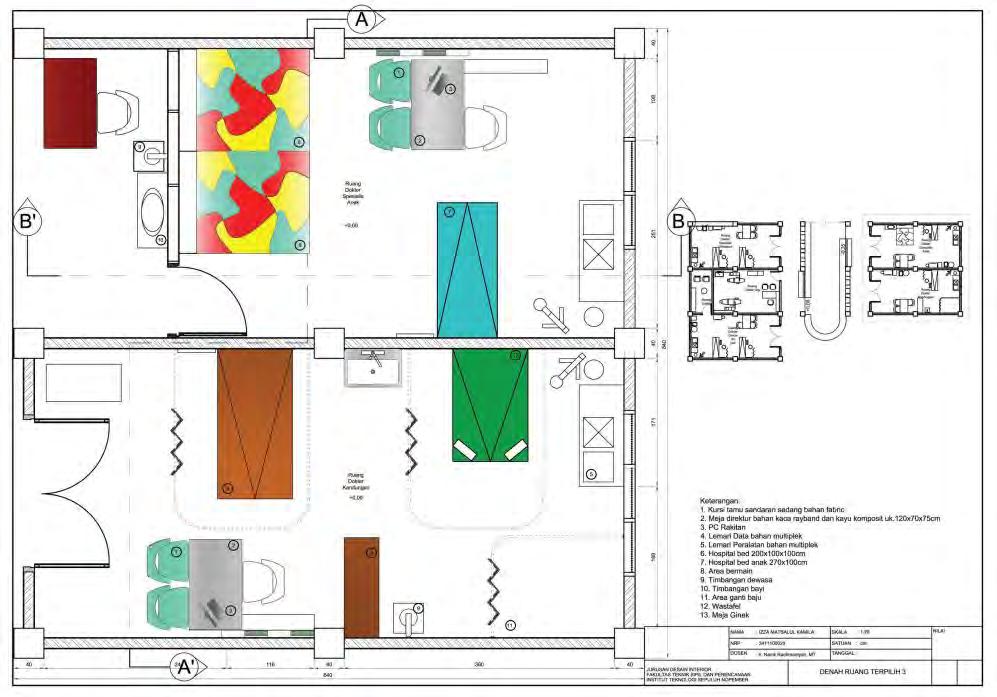 Detail Denah Klinik Gigi Nomer 21