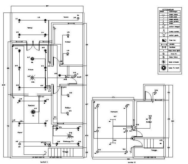 Detail Denah Listrik Rumah Nomer 10