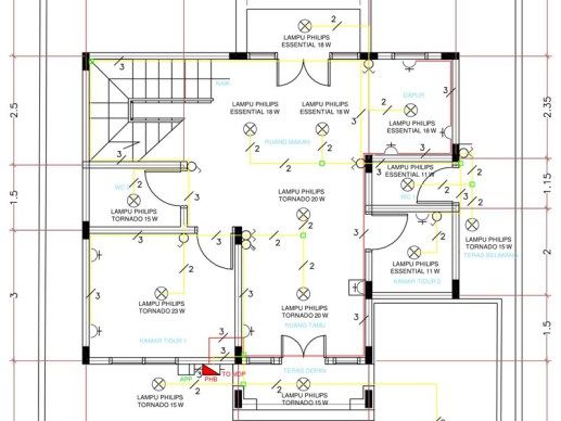 Detail Denah Listrik Rumah Nomer 48