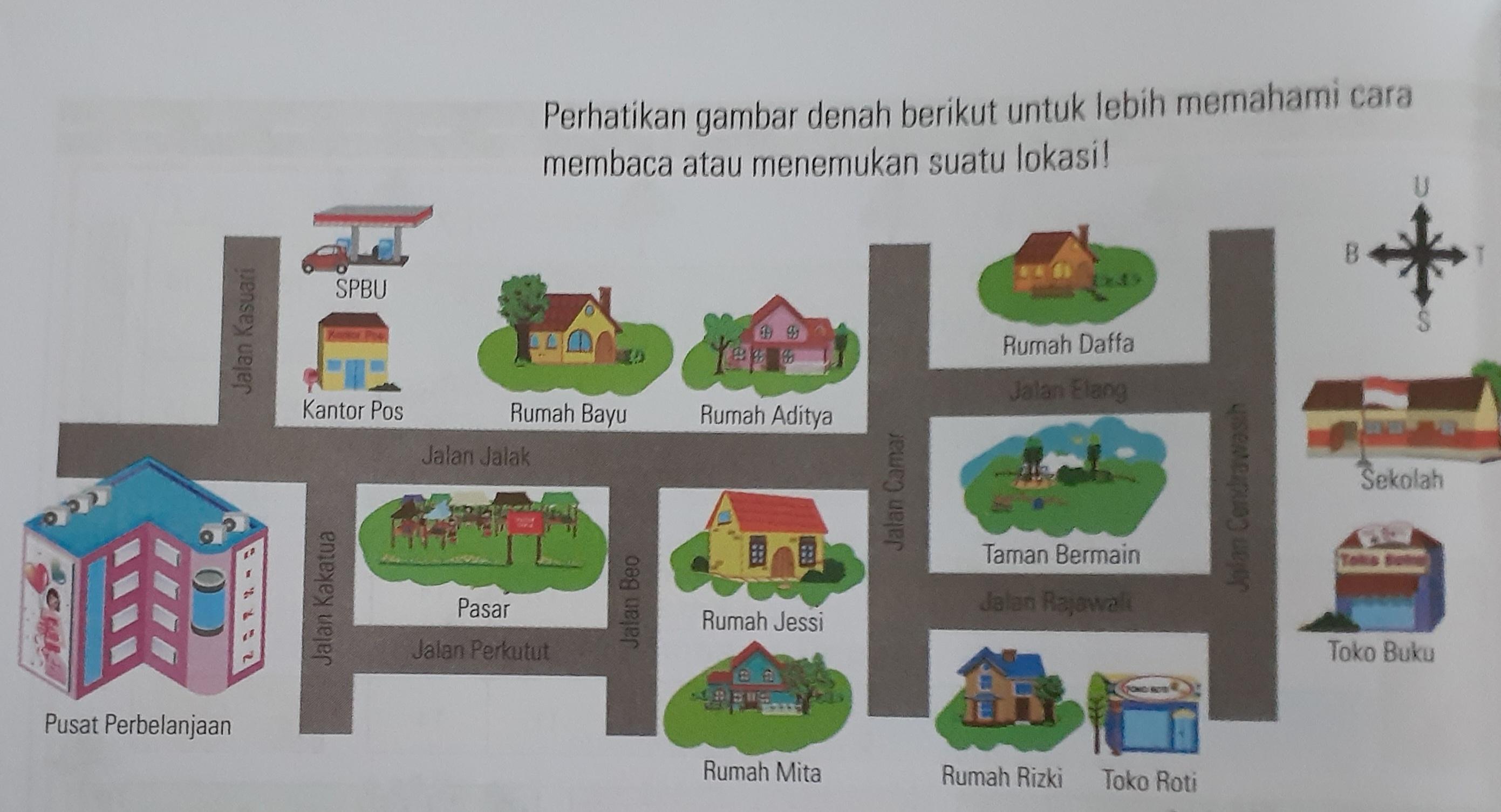 Detail Denah Lokasi Rumah Ke Sekolah Nomer 32