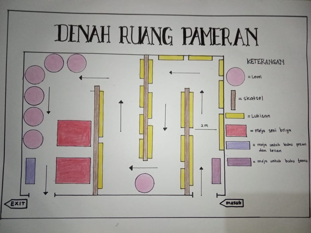 Detail Denah Pameran Seni Rupa Nomer 2