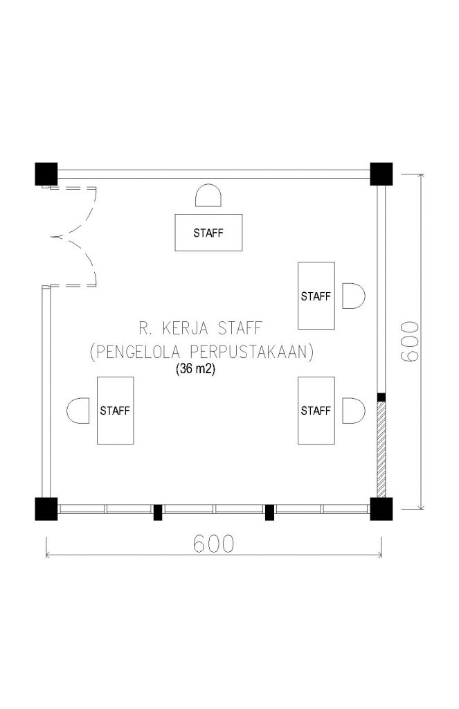 Detail Denah Perpustakaan Sekolah Nomer 11