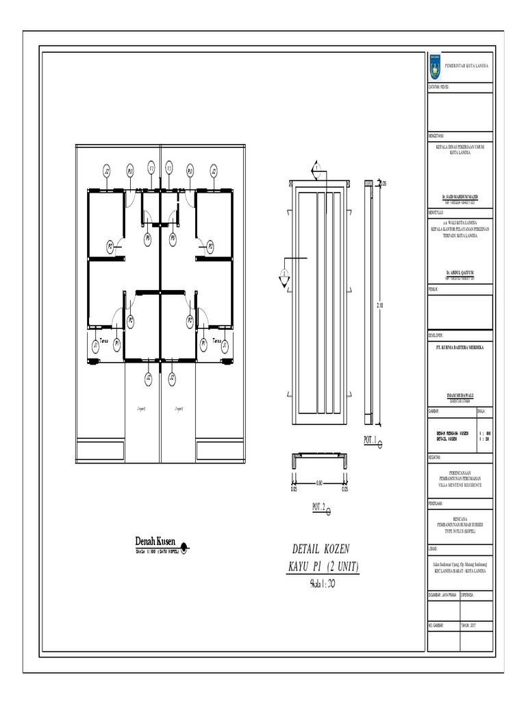 Detail Denah Pintu Dan Jendela Nomer 13