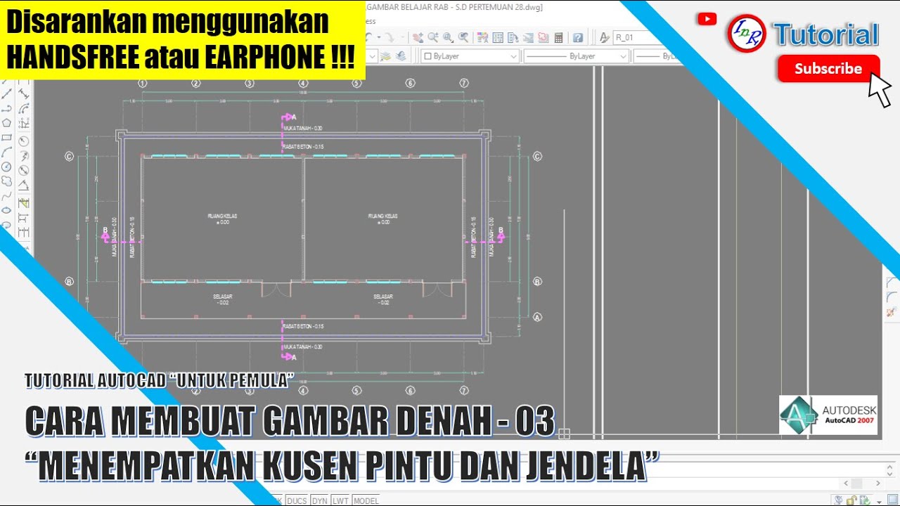 Detail Denah Pintu Dan Jendela Nomer 53