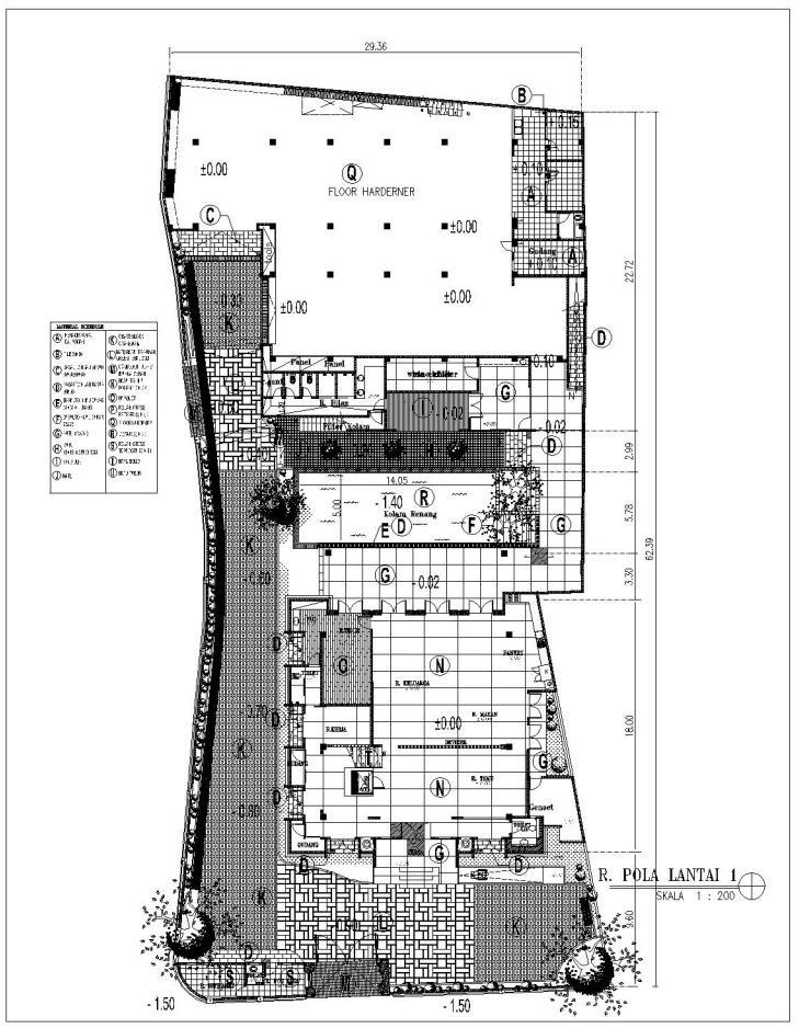 Detail Denah Rencana Pola Lantai Nomer 33