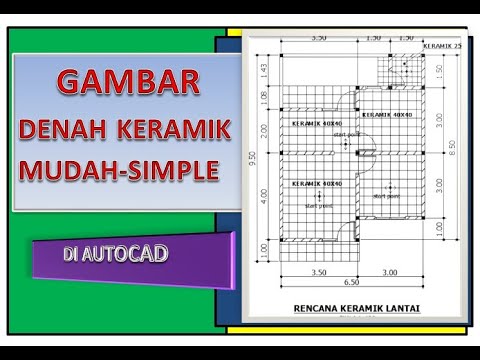 Detail Denah Rencana Pola Lantai Nomer 46