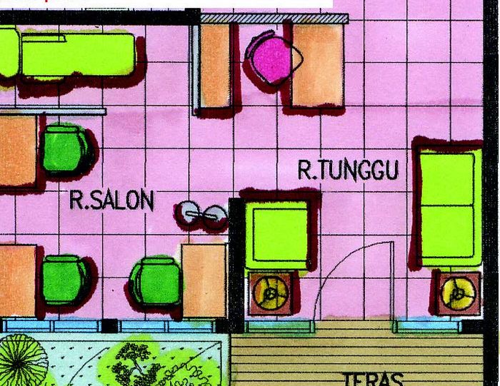 Detail Denah Ruang Spa Nomer 19