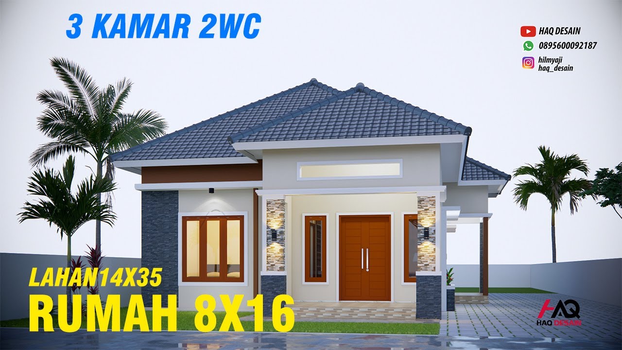 Detail Denah Rumah 1 Lantai 3 Kamar Nomer 45