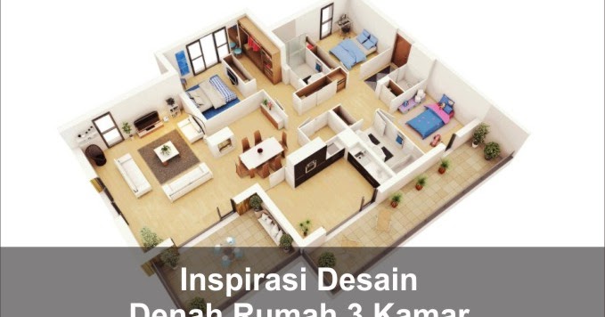 Detail Denah Rumah 2 Kamar 3d Nomer 35