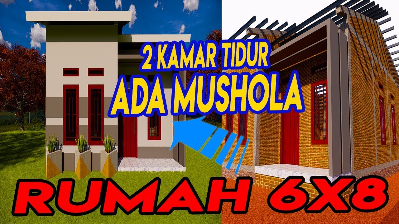 Detail Denah Rumah 2 Kamar Minimalis Nomer 38