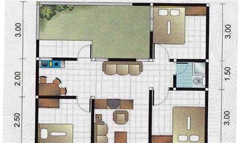 Detail Denah Rumah 2 Kamar Sederhana Nomer 21