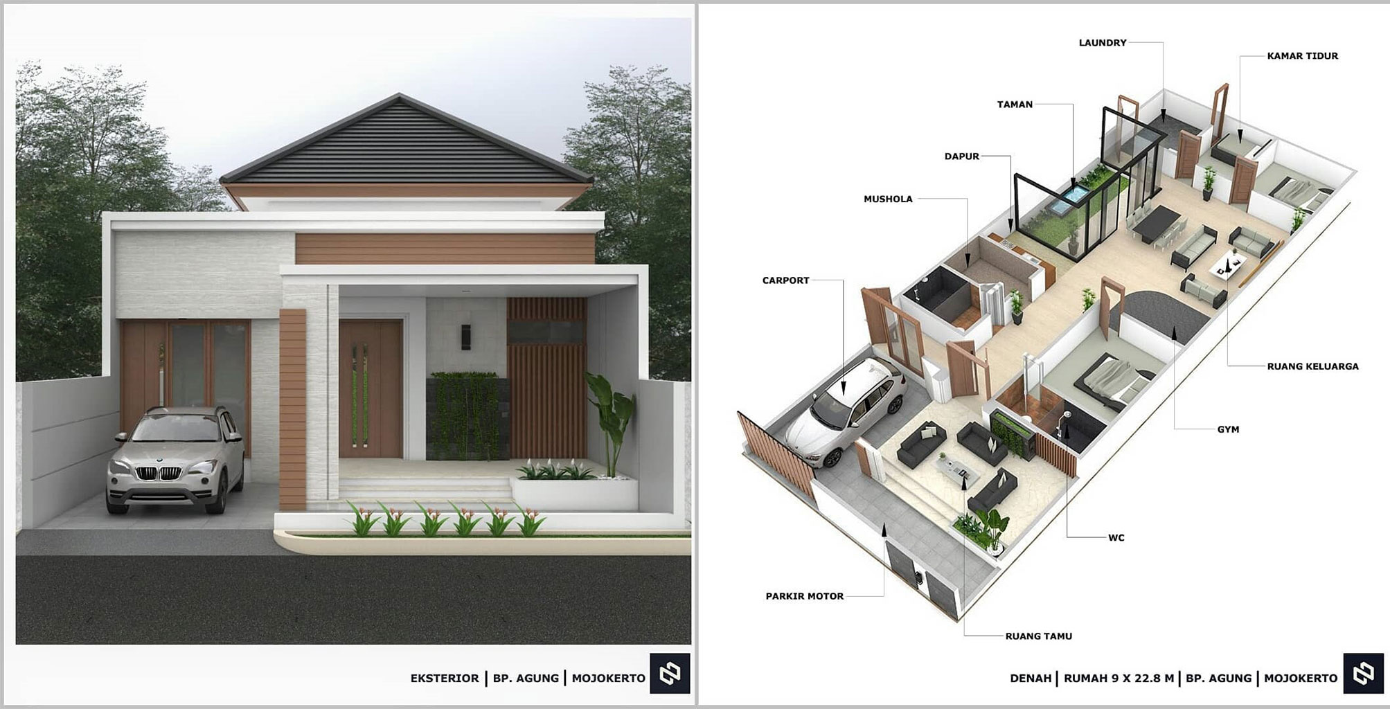 Detail Denah Rumah 3 Kamar 1 Lantai Nomer 31