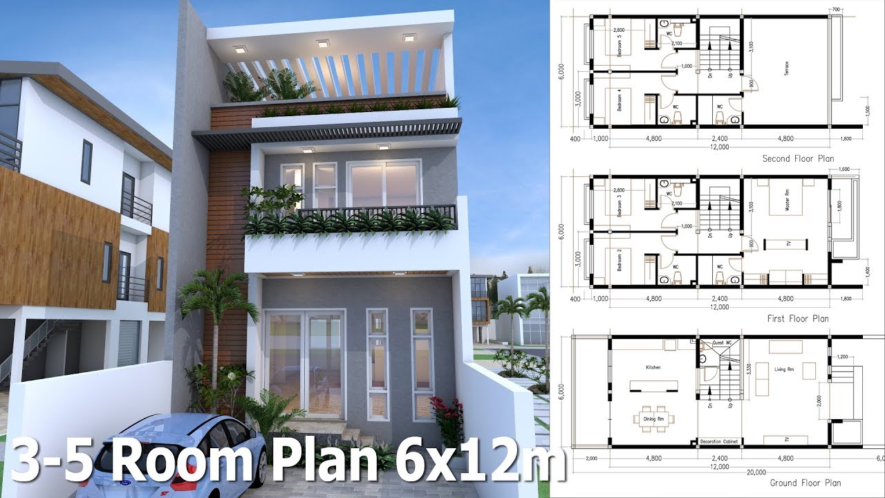 Detail Denah Rumah 3 Lantai Nomer 47