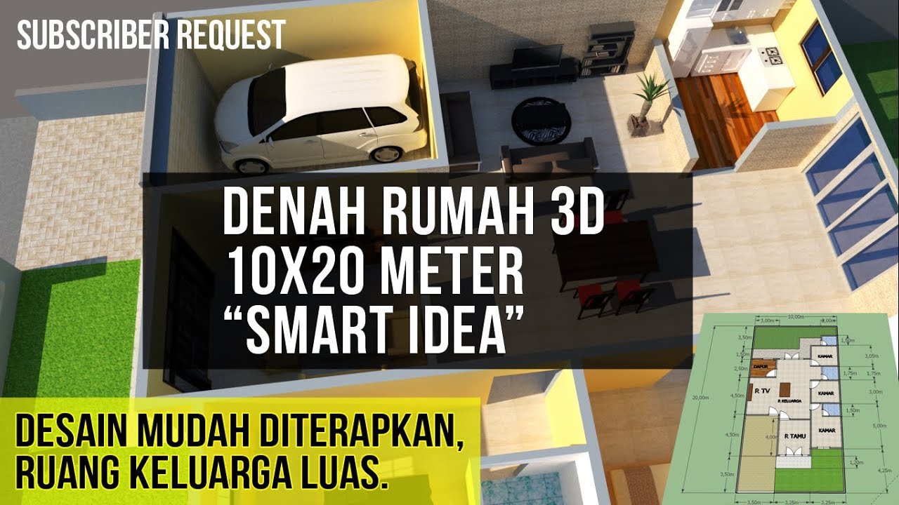 Detail Denah Rumah 3d Nomer 48